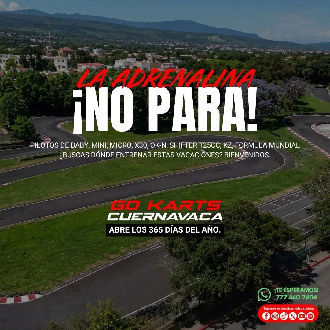 Vista aérea de la pista